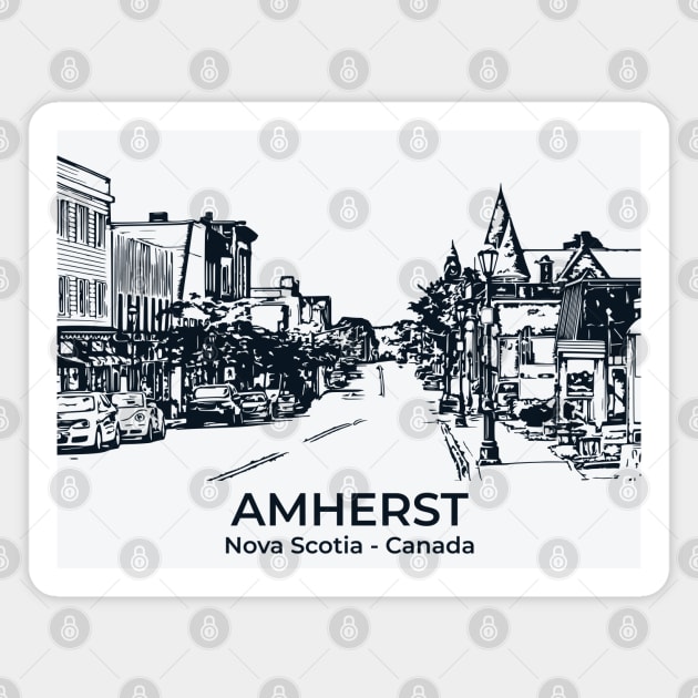 Amherst - Nova Scotia Magnet by Lakeric
